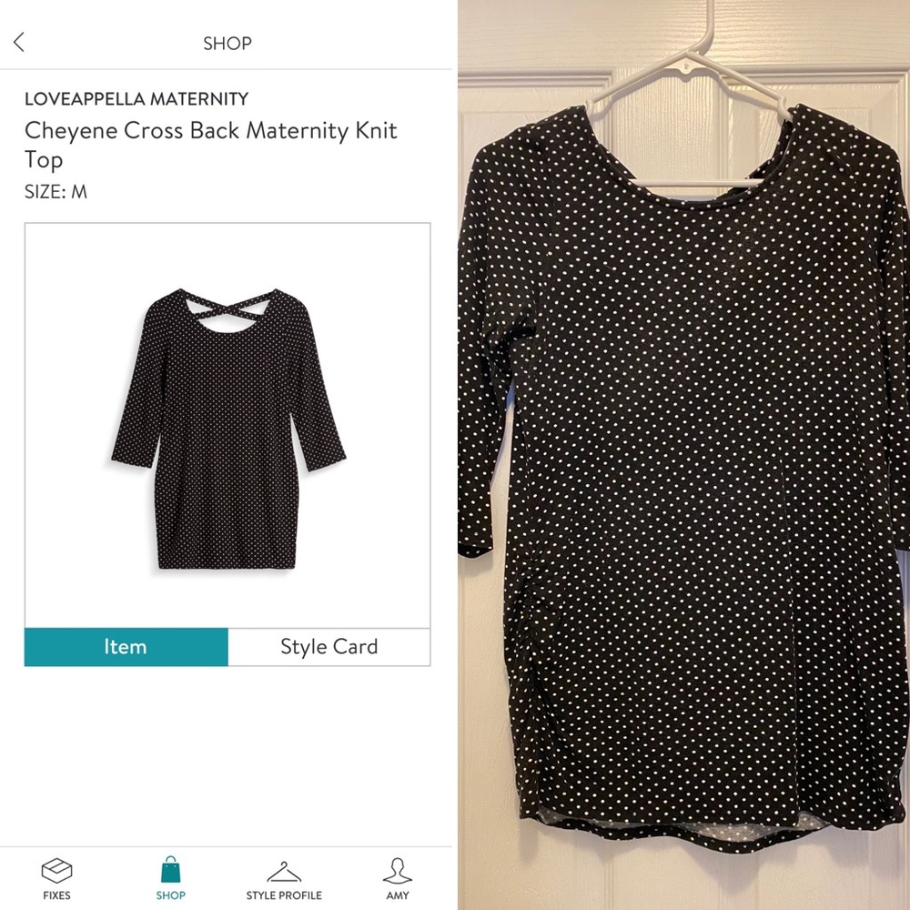 StitchFix Loveapella Maternity Top